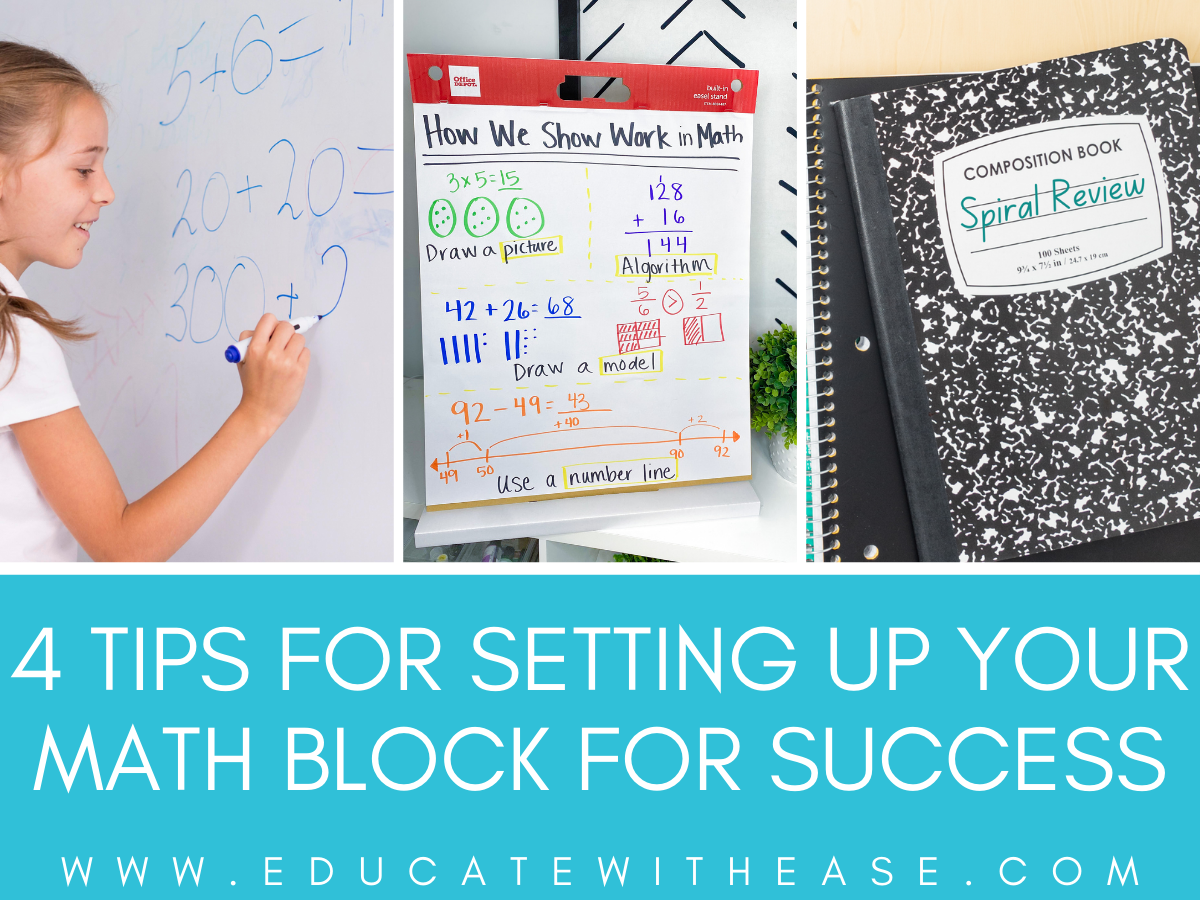 4 Tips For Setting Up Your Math Block For Success